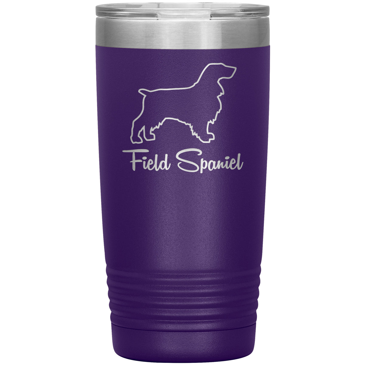 Field Spaniel Dog Outlined Silhouette 20oz Insulated Tumbler