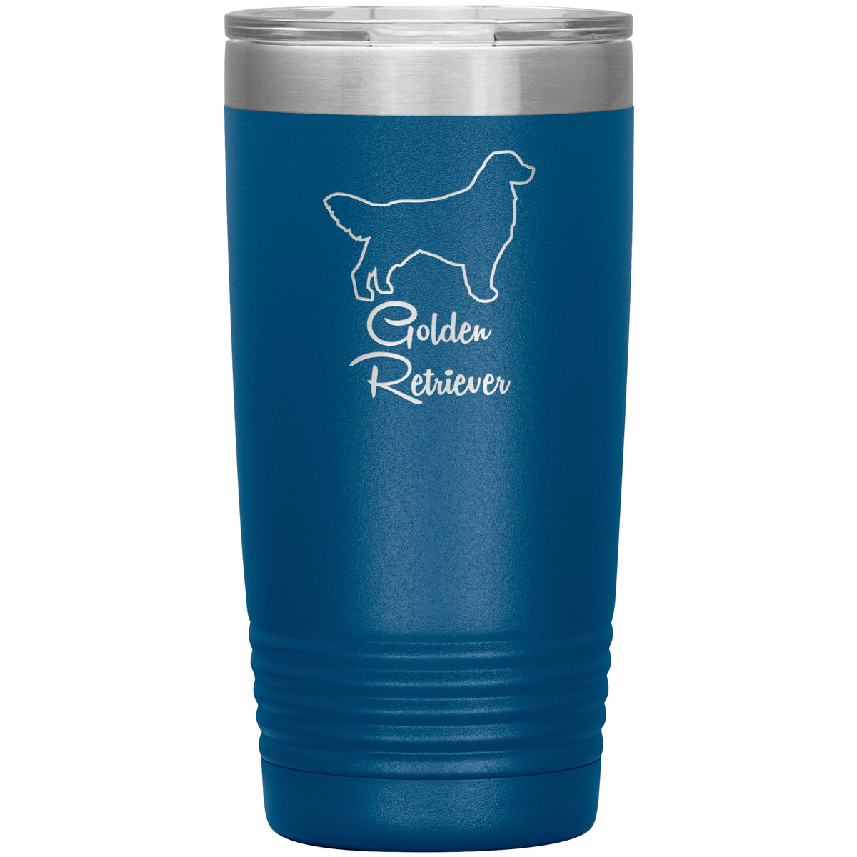 Golden Retriever Dog Outlined Silhouette 20oz Insulated Tumbler