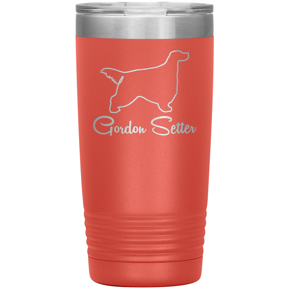 Gordon Setter Dog Outlined Silhouette 20oz Insulated Tumbler