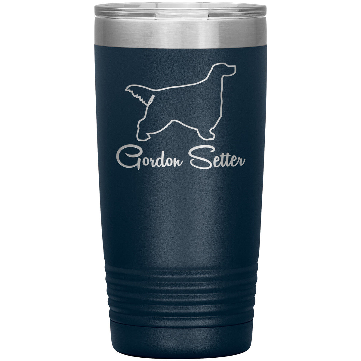 Gordon Setter Dog Outlined Silhouette 20oz Insulated Tumbler