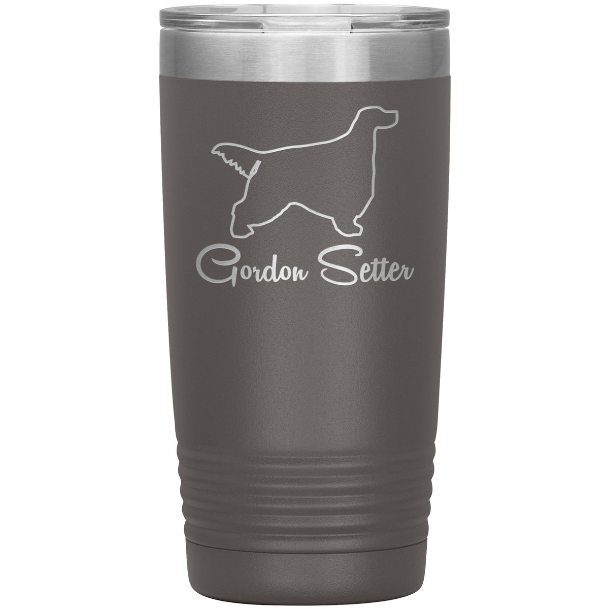 Gordon Setter Dog Outlined Silhouette 20oz Insulated Tumbler