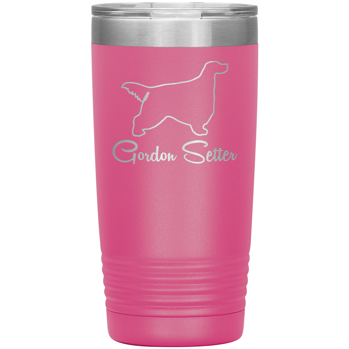 Gordon Setter Dog Outlined Silhouette 20oz Insulated Tumbler