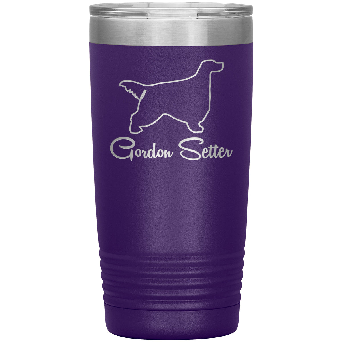 Gordon Setter Dog Outlined Silhouette 20oz Insulated Tumbler
