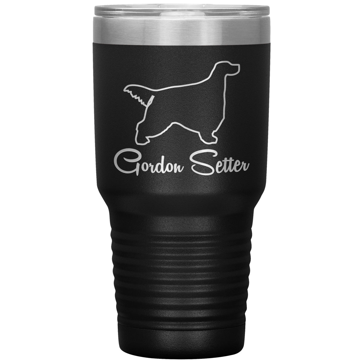 Gordon Setter Dog Outlined Silhouette 30oz Insulated Tumbler