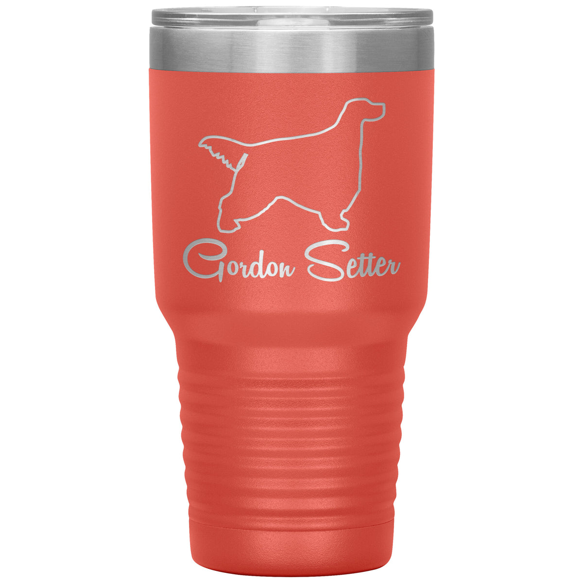 Gordon Setter Dog Outlined Silhouette 30oz Insulated Tumbler