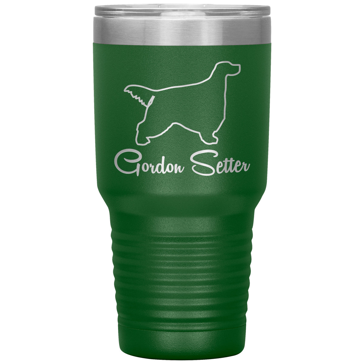 Gordon Setter Dog Outlined Silhouette 30oz Insulated Tumbler