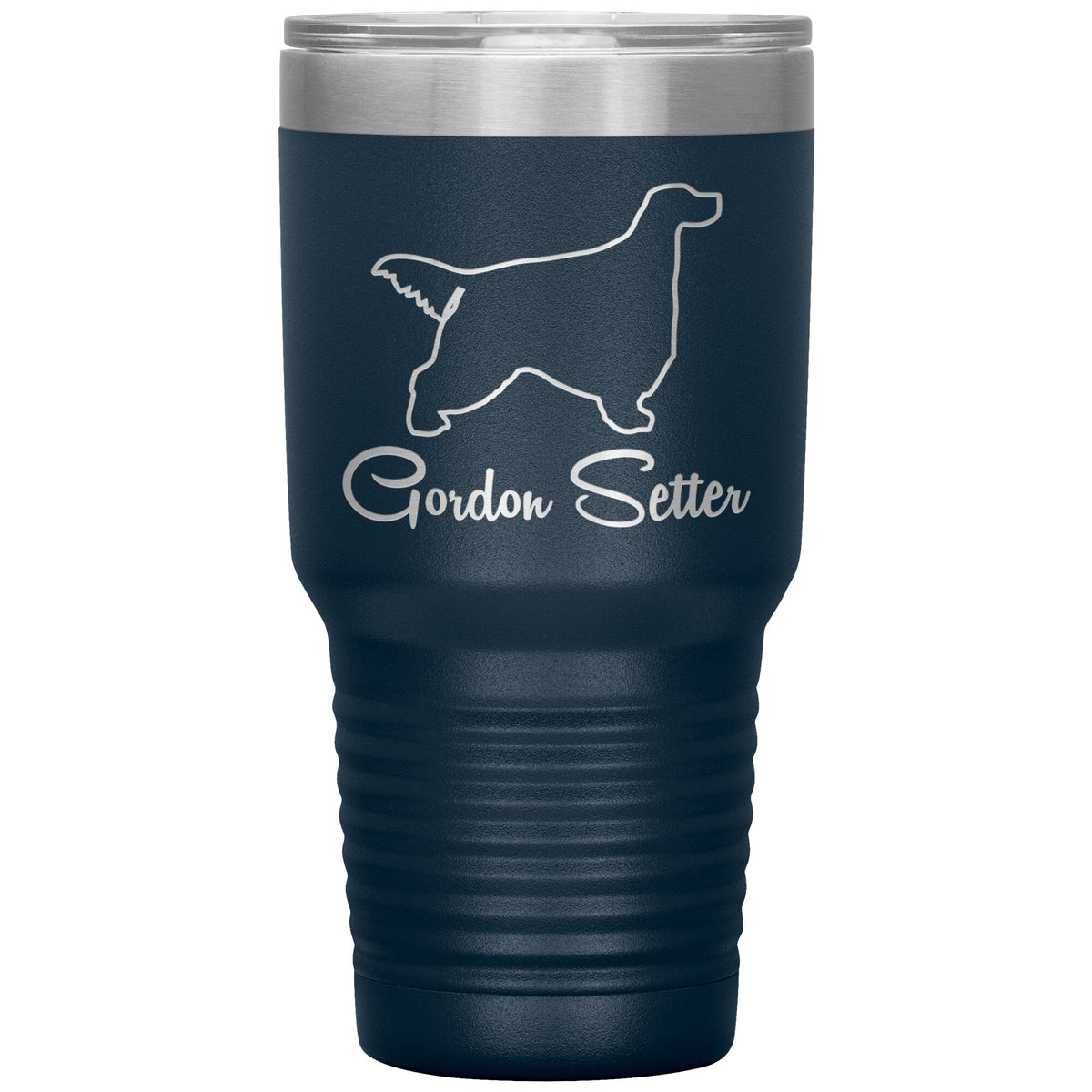 Gordon Setter Dog Outlined Silhouette 30oz Insulated Tumbler