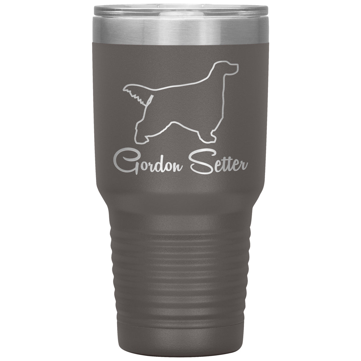 Gordon Setter Dog Outlined Silhouette 30oz Insulated Tumbler