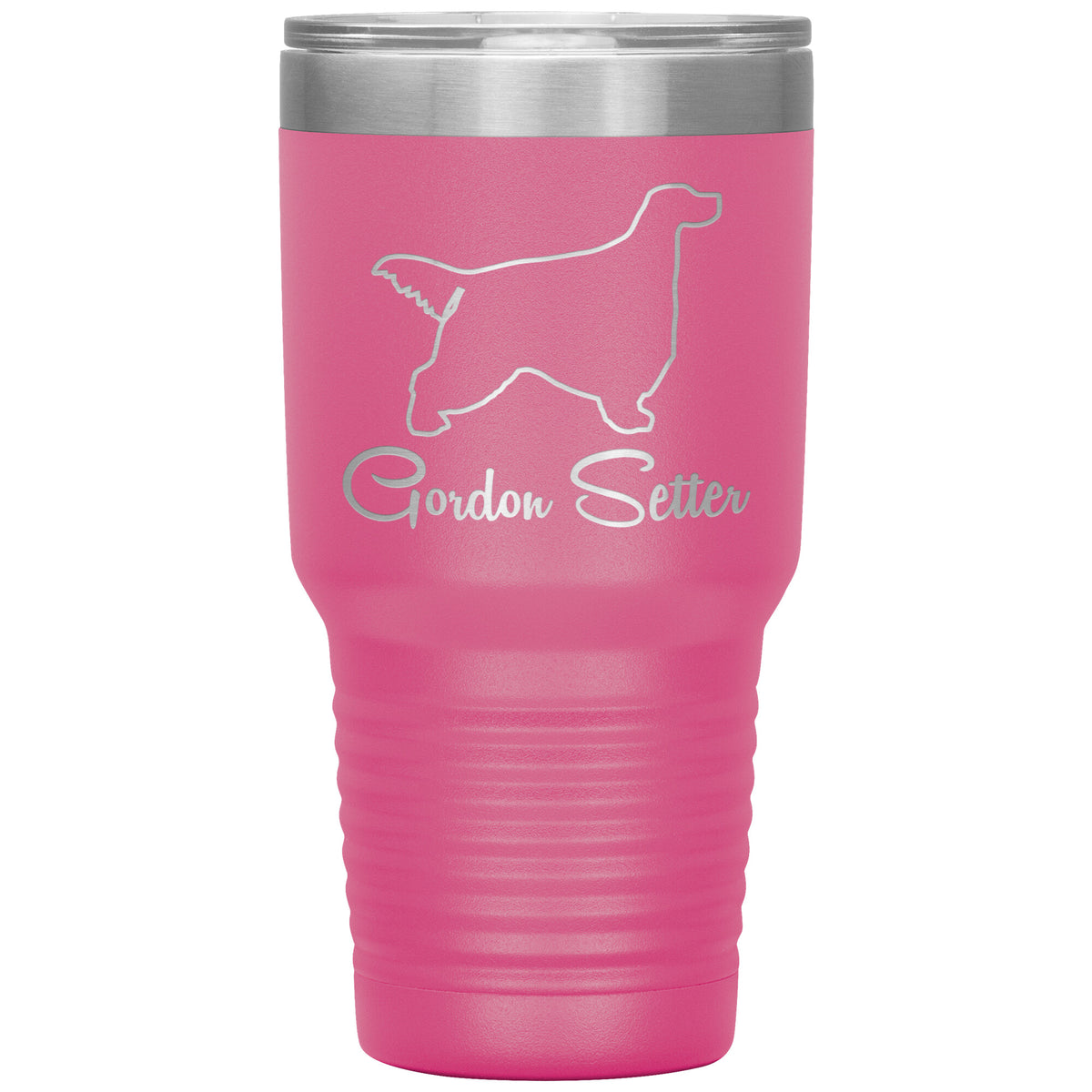 Gordon Setter Dog Outlined Silhouette 30oz Insulated Tumbler