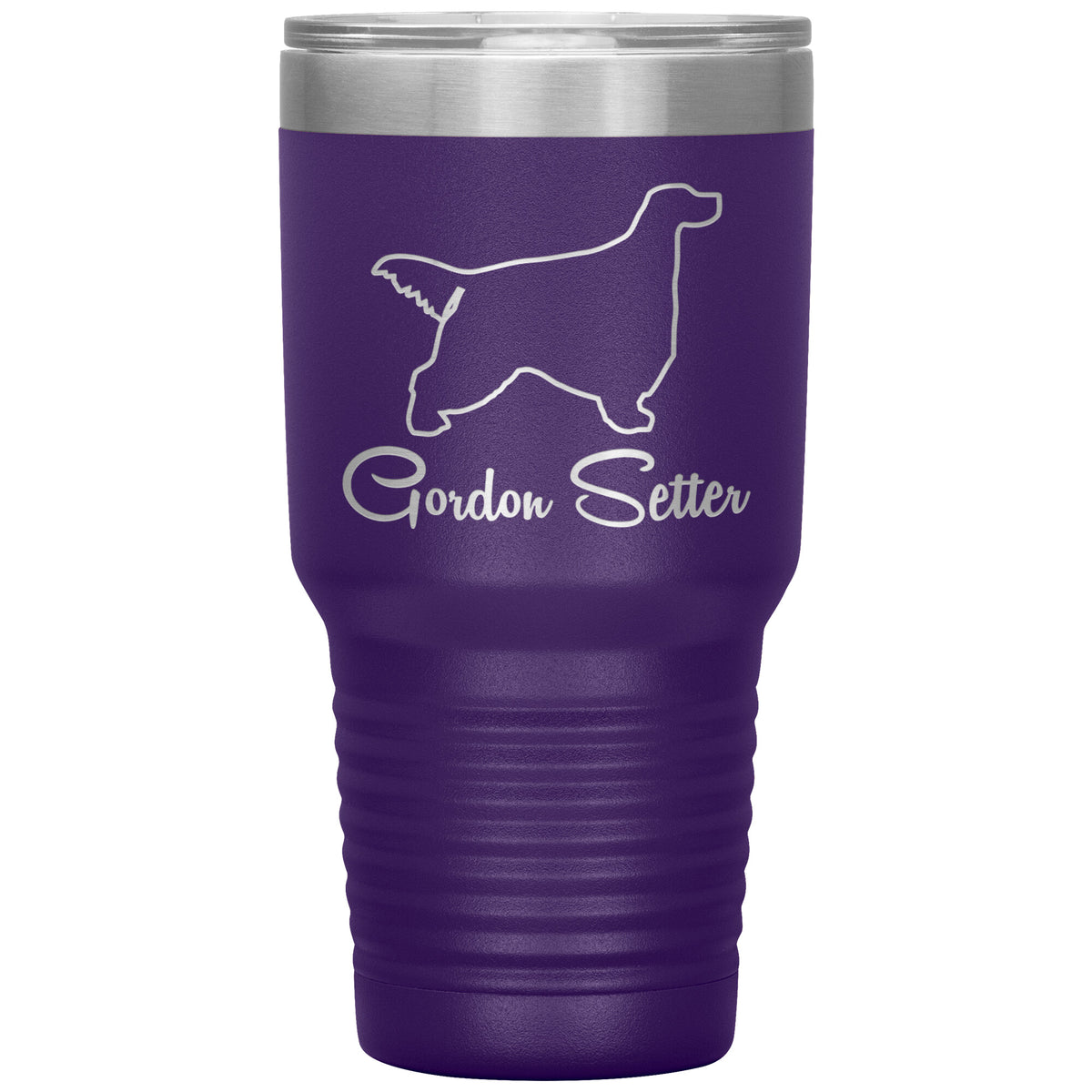 Gordon Setter Dog Outlined Silhouette 30oz Insulated Tumbler
