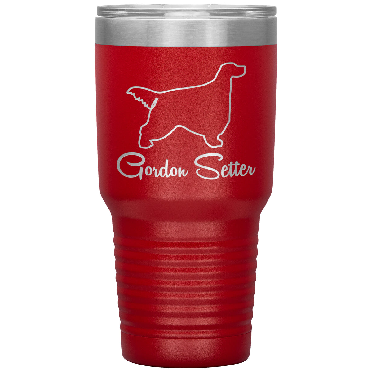 Gordon Setter Dog Outlined Silhouette 30oz Insulated Tumbler