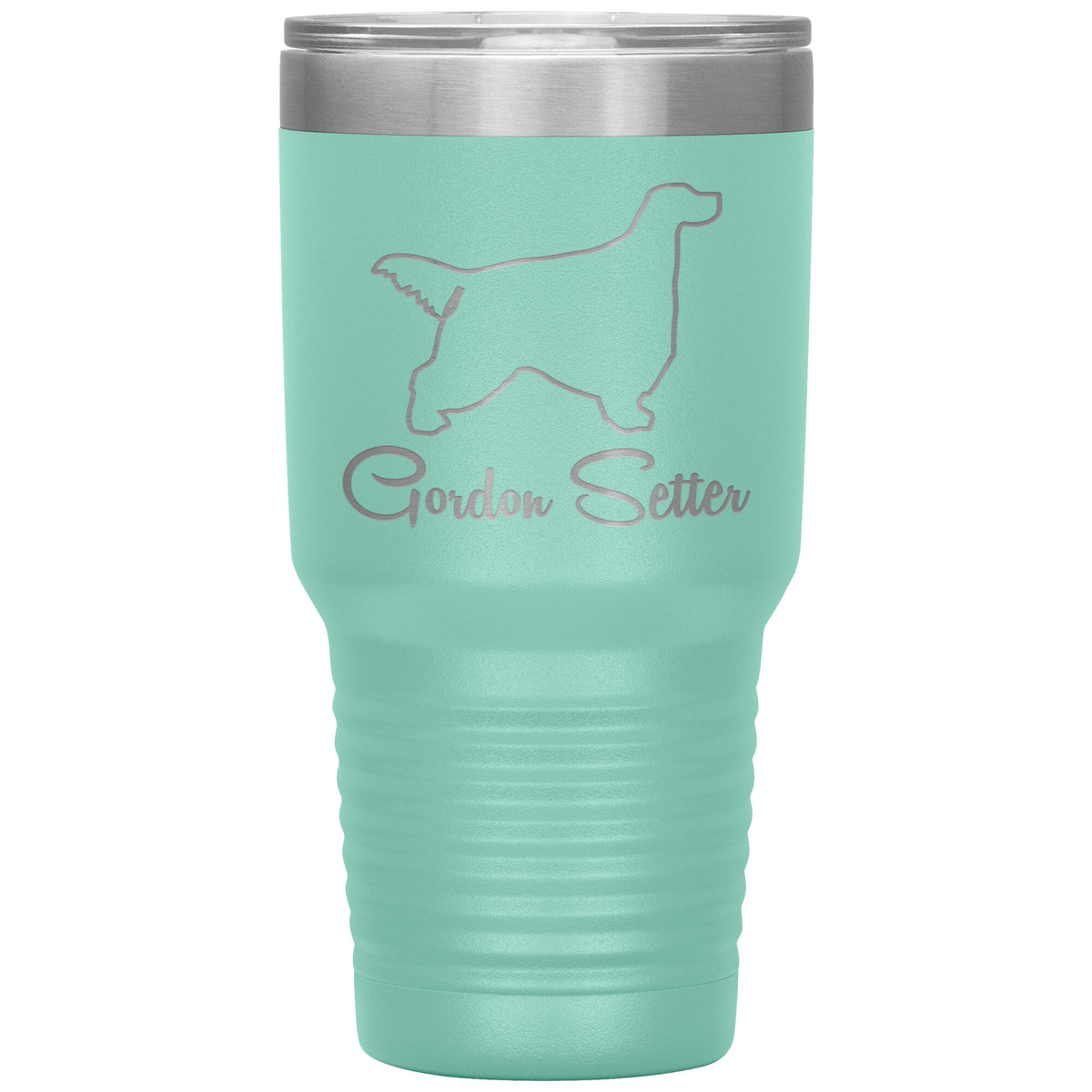 Gordon Setter Dog Outlined Silhouette 30oz Insulated Tumbler