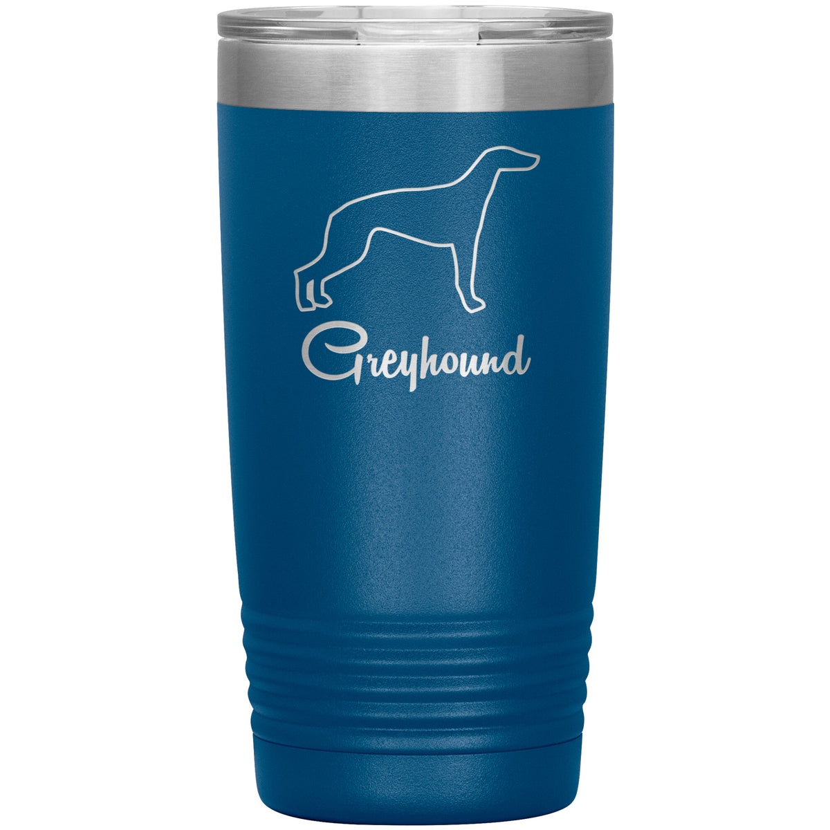 Greyhound Dog Outlined Silhouette 20oz Insulated Tumbler