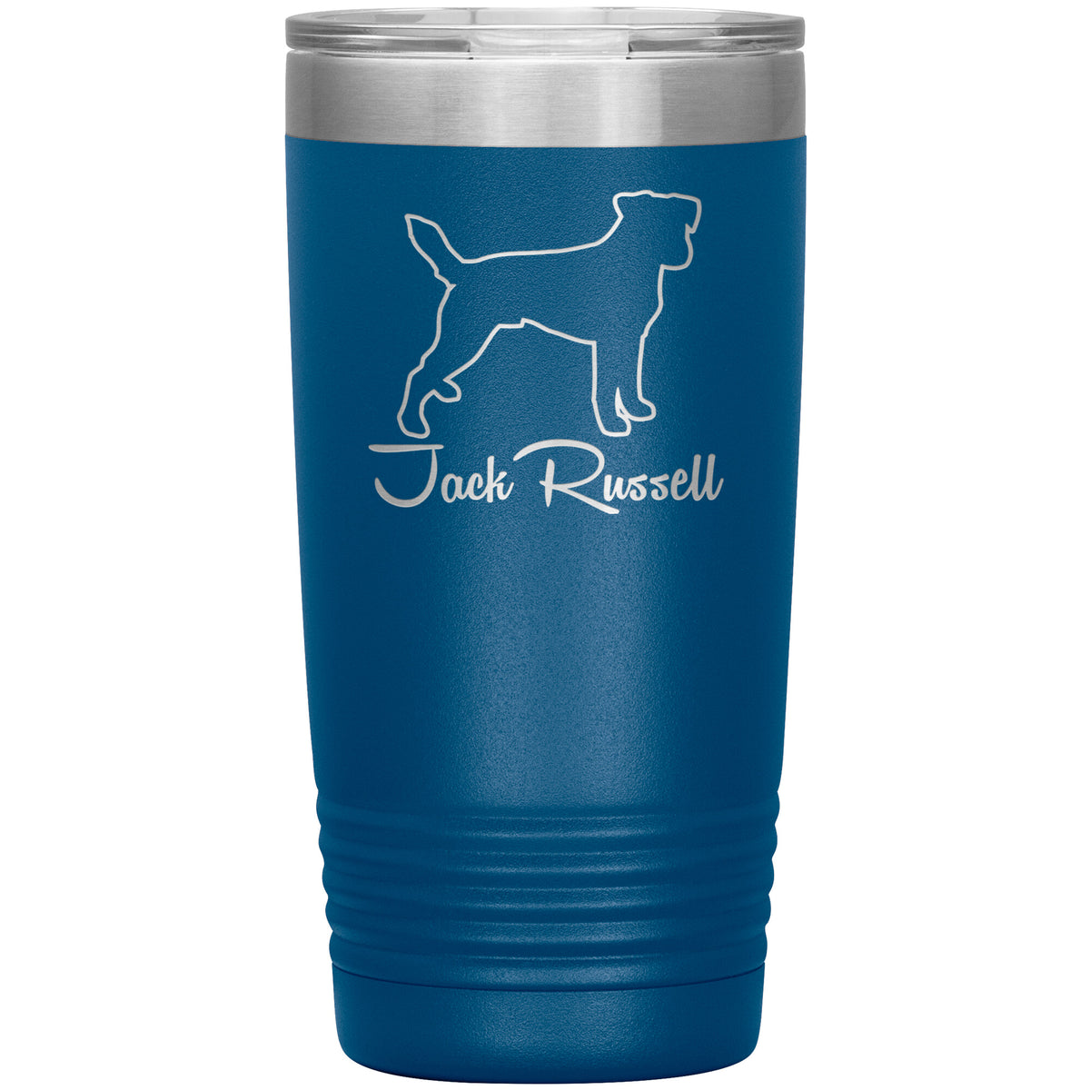 Jack Russell Dog Outlined Silhouette 20oz Insulated Tumbler