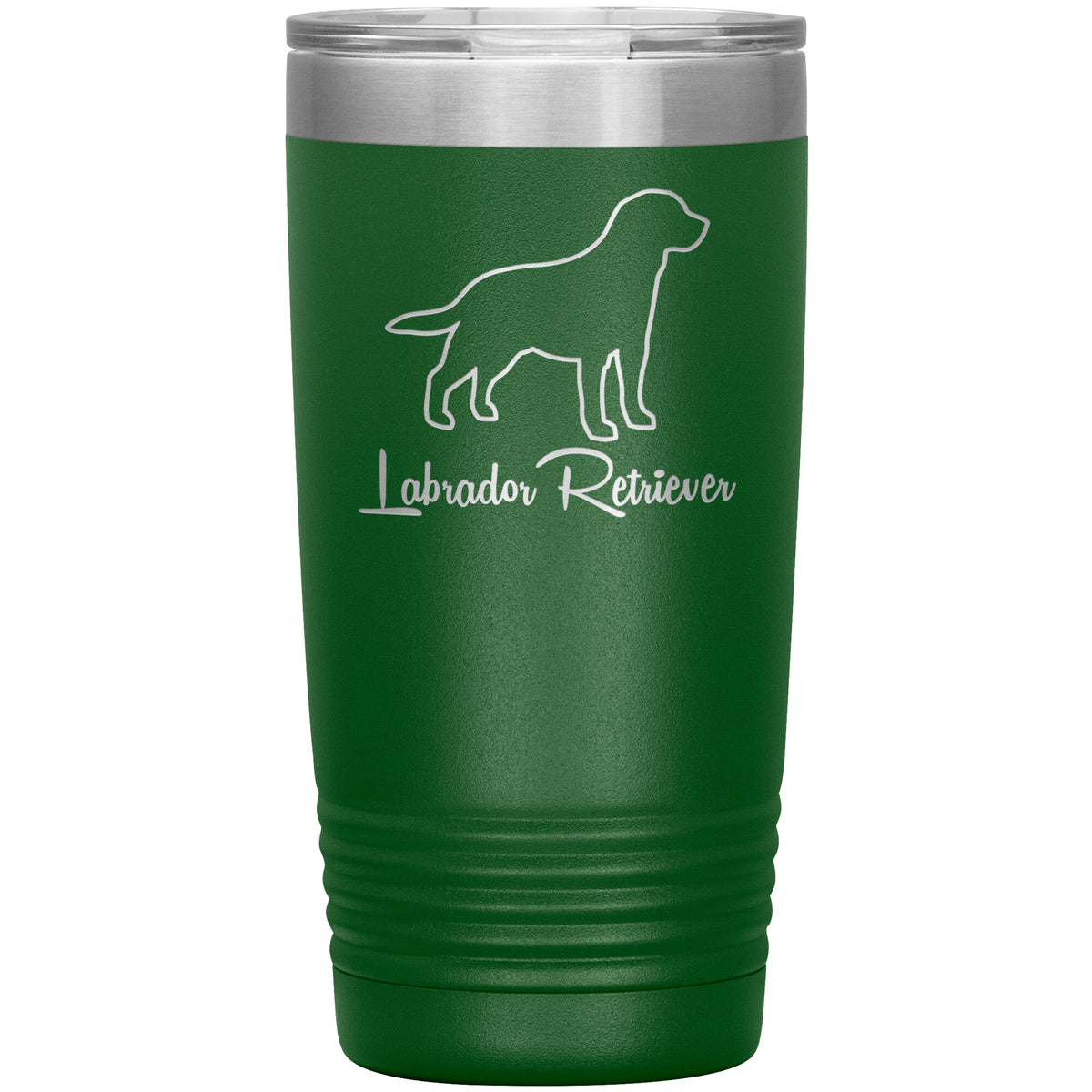 Labrador Retriever Dog Outlined Silhouette 20oz Insulated Tumbler