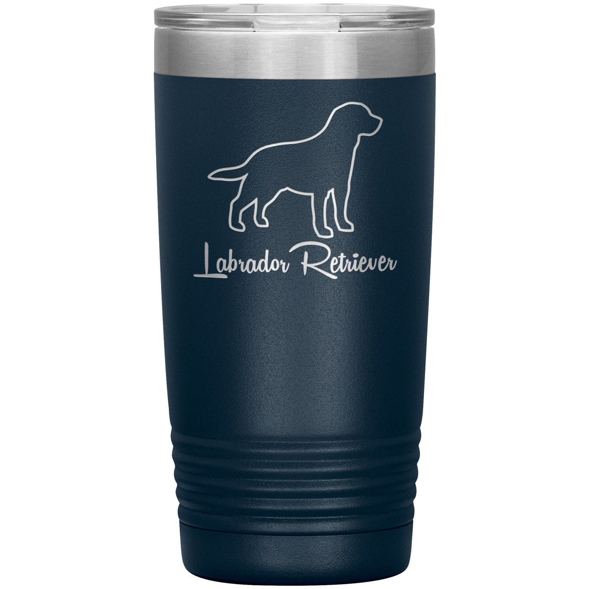 Labrador Retriever Dog Outlined Silhouette 20oz Insulated Tumbler