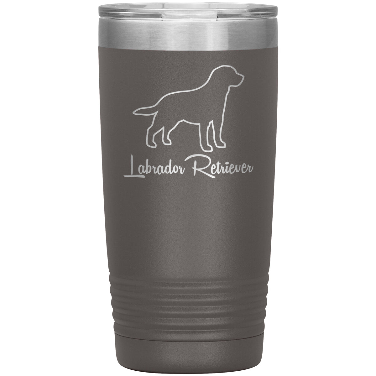 Labrador Retriever Dog Outlined Silhouette 20oz Insulated Tumbler