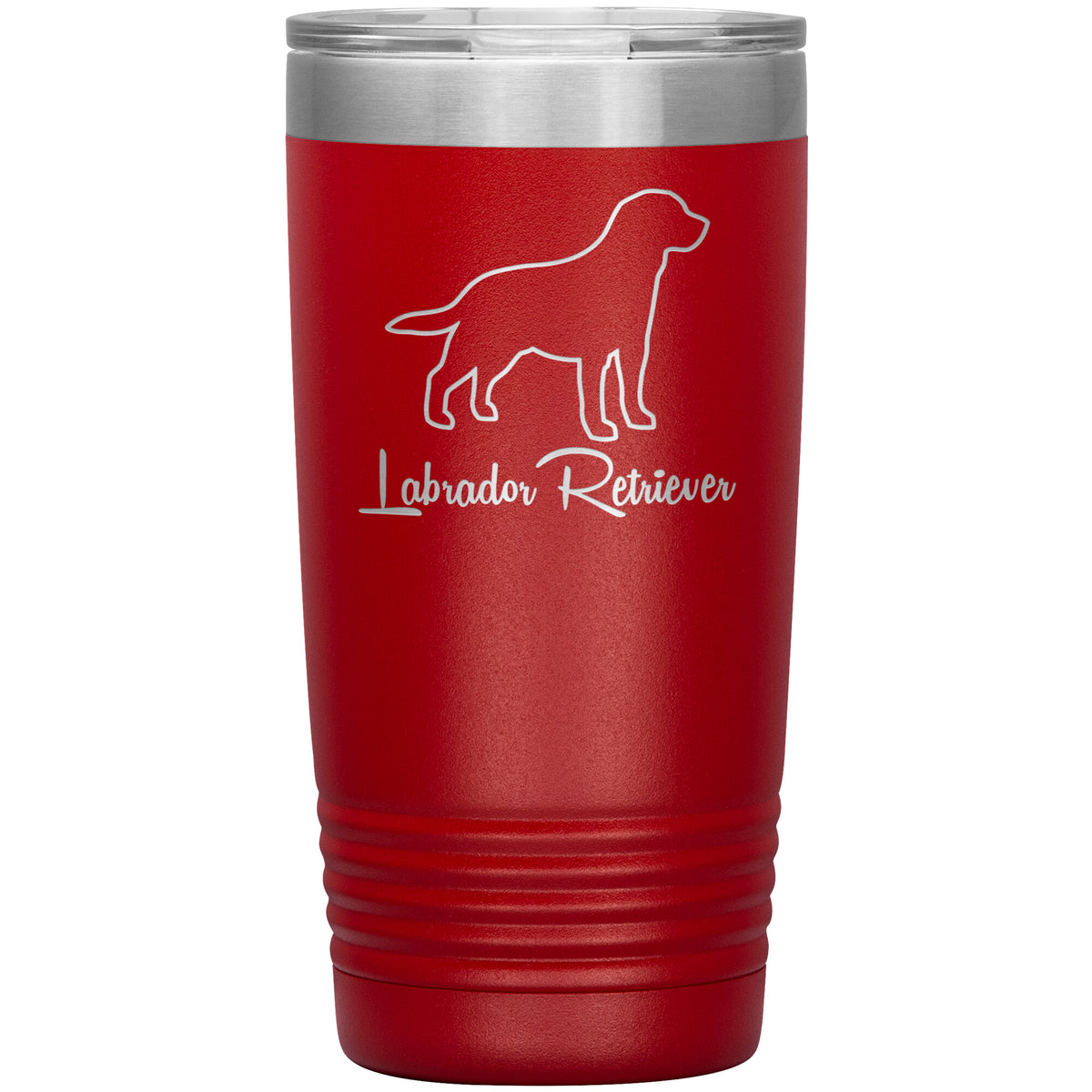 Labrador Retriever Dog Outlined Silhouette 20oz Insulated Tumbler