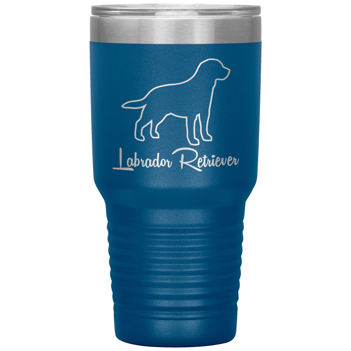 Labrador Retriever Dog Outlined Silhouette 30oz Insulated Tumbler