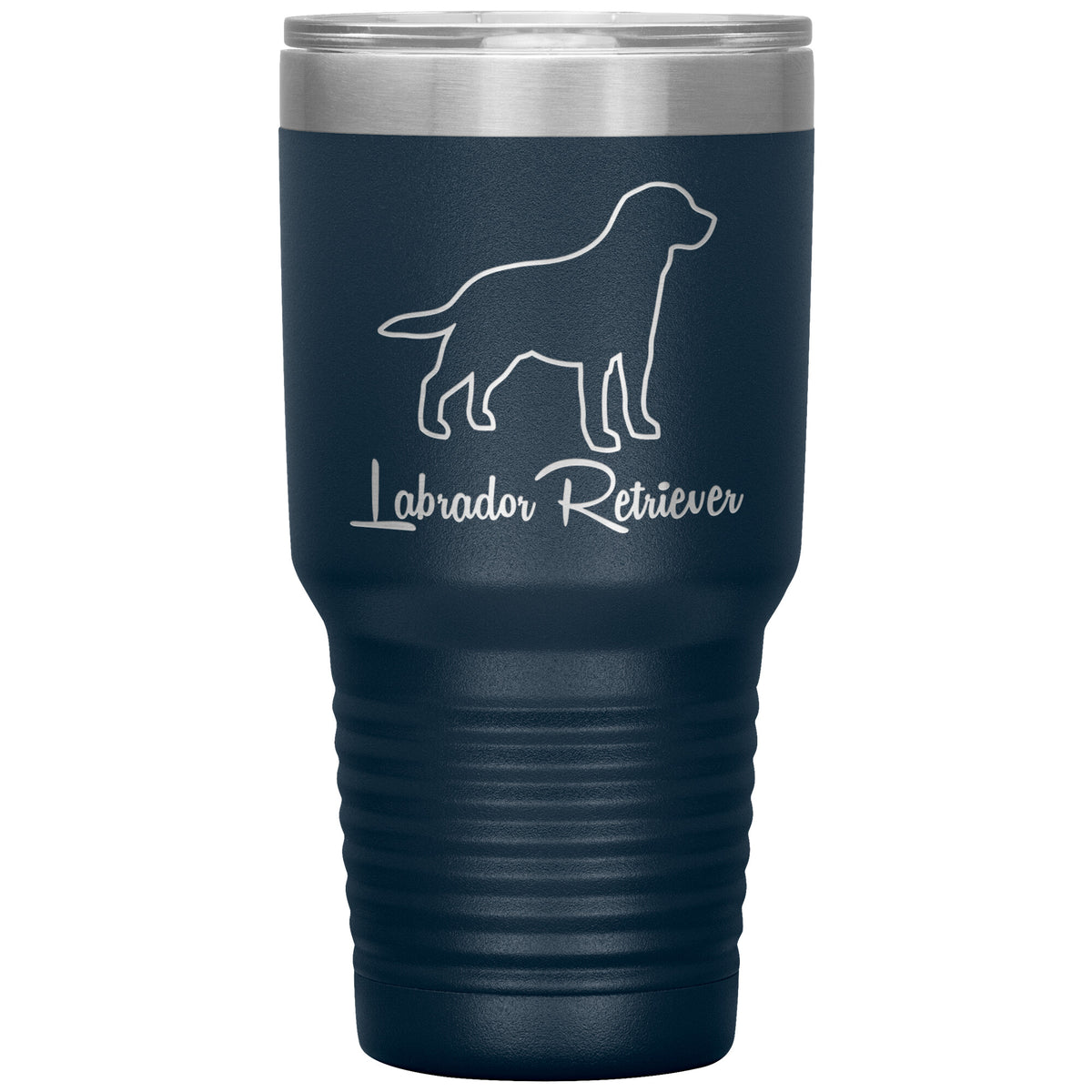 Labrador Retriever Dog Outlined Silhouette 30oz Insulated Tumbler