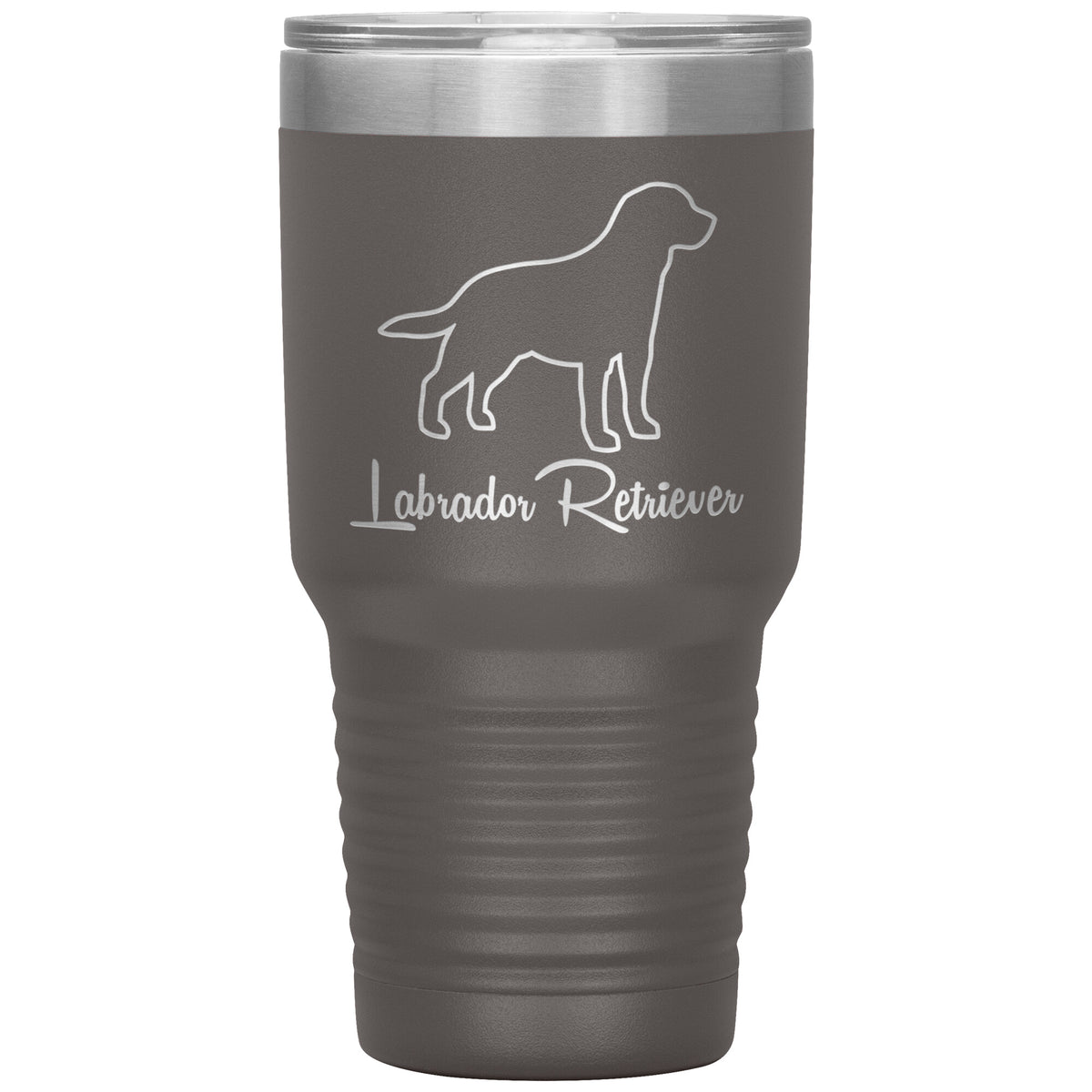 Labrador Retriever Dog Outlined Silhouette 30oz Insulated Tumbler