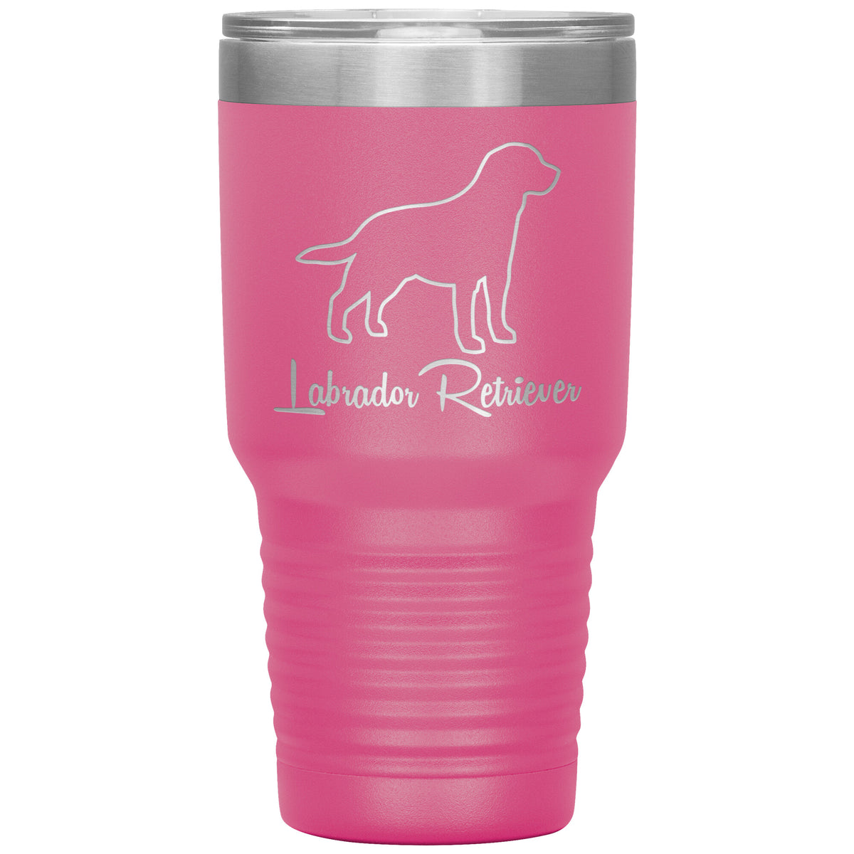 Labrador Retriever Dog Outlined Silhouette 30oz Insulated Tumbler