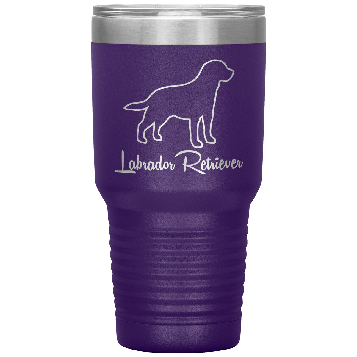 Labrador Retriever Dog Outlined Silhouette 30oz Insulated Tumbler