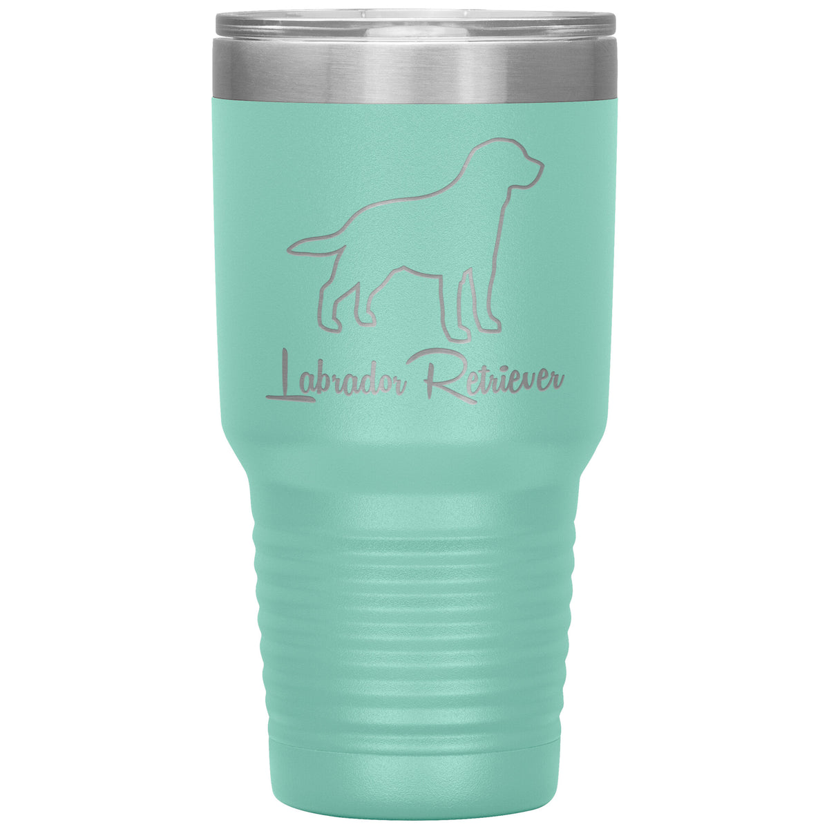 Labrador Retriever Dog Outlined Silhouette 30oz Insulated Tumbler
