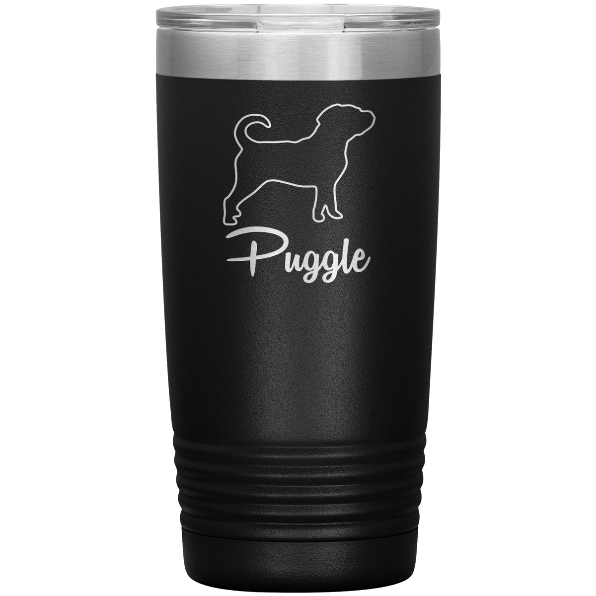 Puggle Dog Outlined Silhouette 20oz Insulated Tumbler