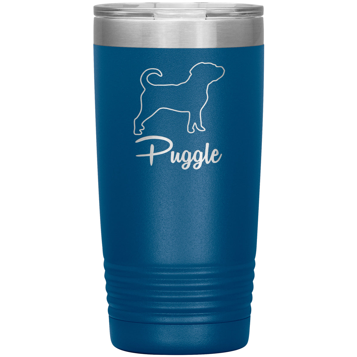 Puggle Dog Outlined Silhouette 20oz Insulated Tumbler