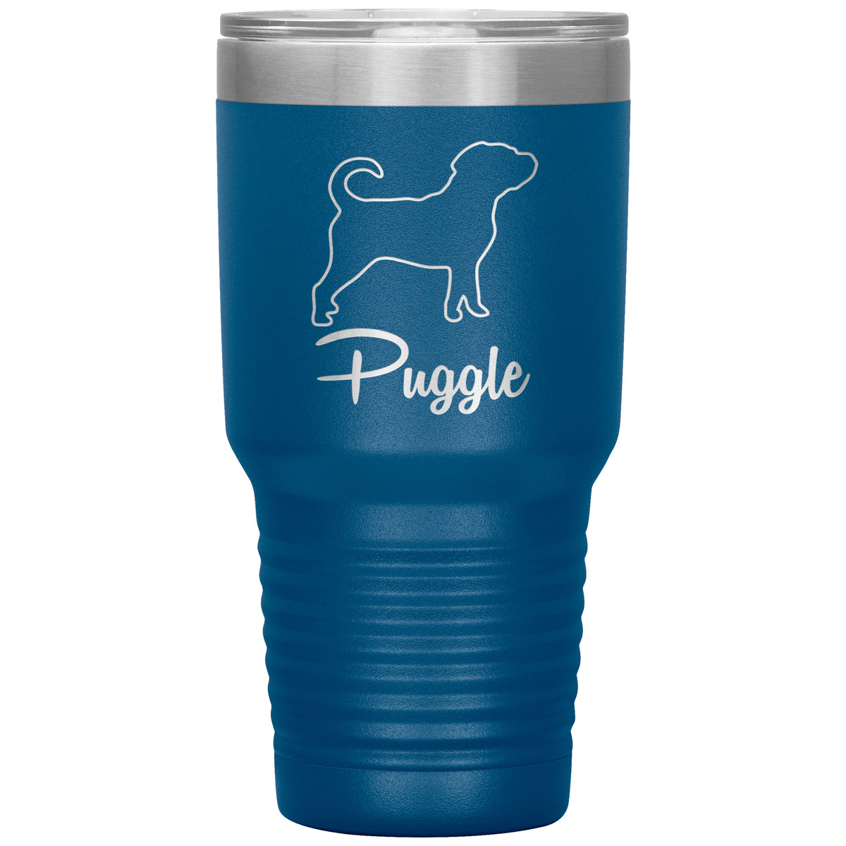 Puggle Dog Outlined Silhouette 30oz Insulated Tumbler