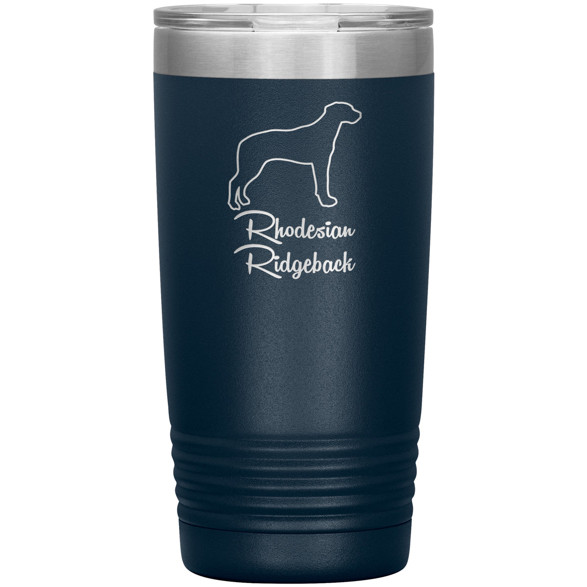 Rhodesian Ridgeback Dog Outlined Silhouette 20oz Insulated Tumbler