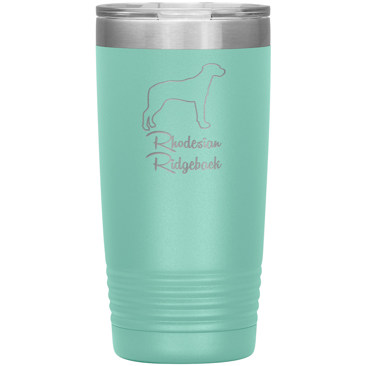 Rhodesian Ridgeback Dog Outlined Silhouette 20oz Insulated Tumbler