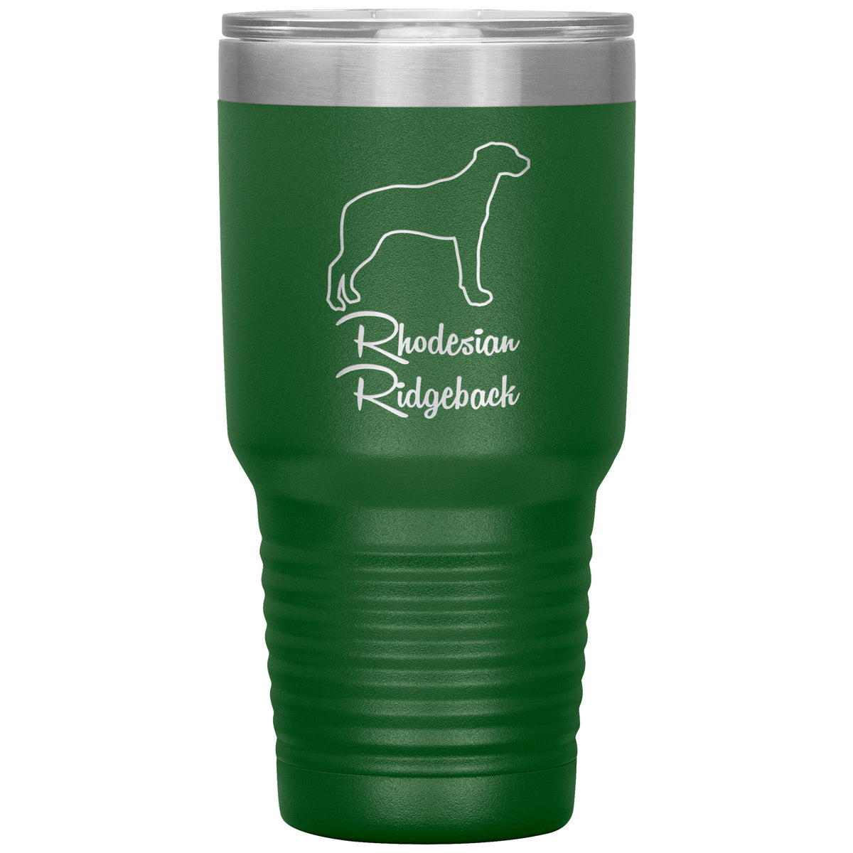 Rhodesian Ridgeback Dog Outlined Silhouette 30oz Insulated Tumbler