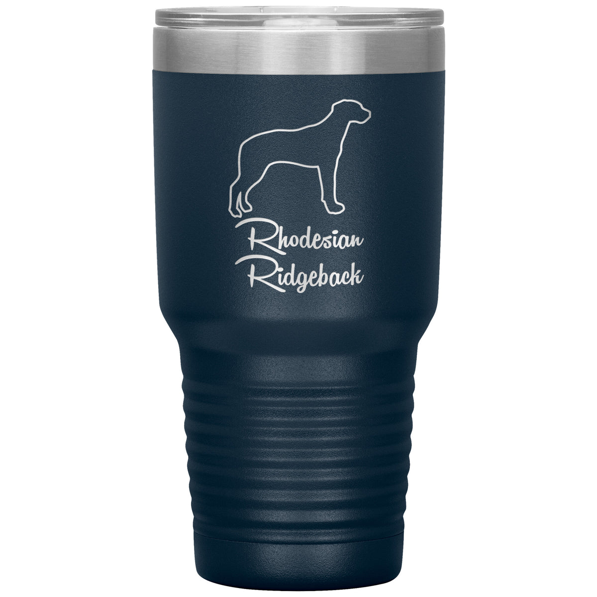 Rhodesian Ridgeback Dog Outlined Silhouette 30oz Insulated Tumbler