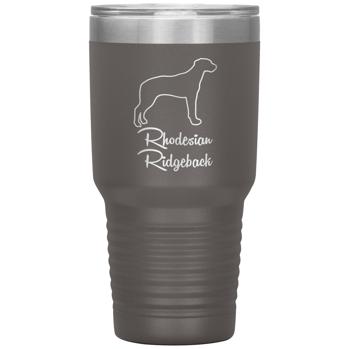 Rhodesian Ridgeback Dog Outlined Silhouette 30oz Insulated Tumbler