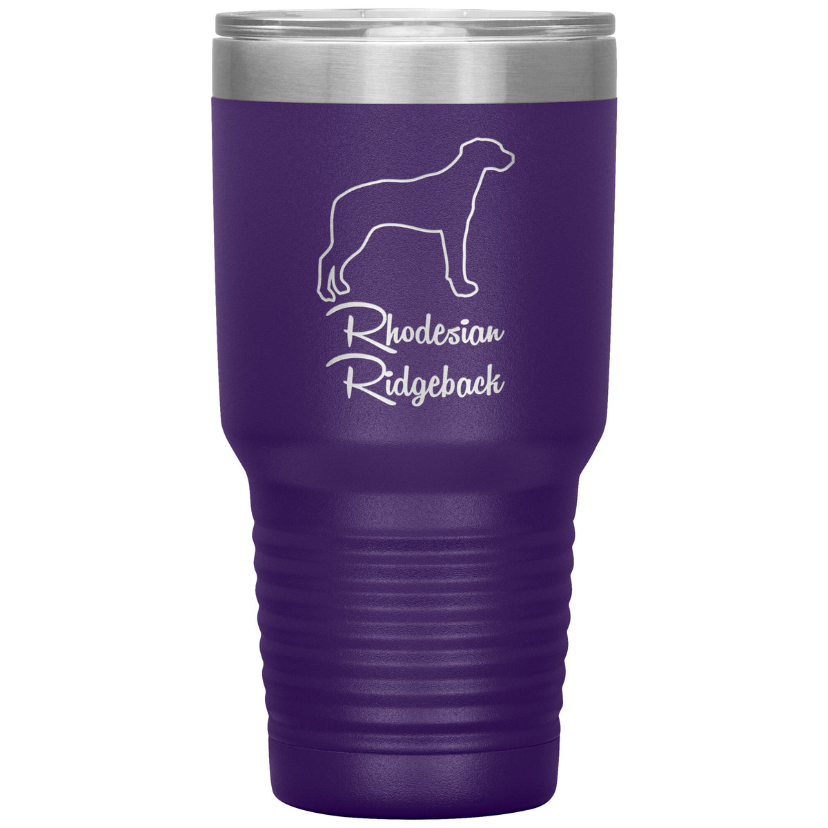 Rhodesian Ridgeback Dog Outlined Silhouette 30oz Insulated Tumbler