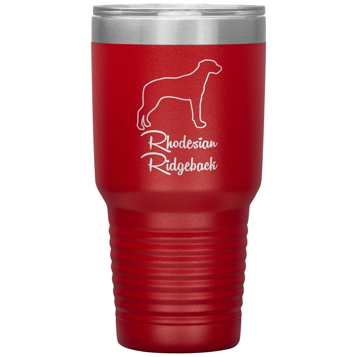 Rhodesian Ridgeback Dog Outlined Silhouette 30oz Insulated Tumbler