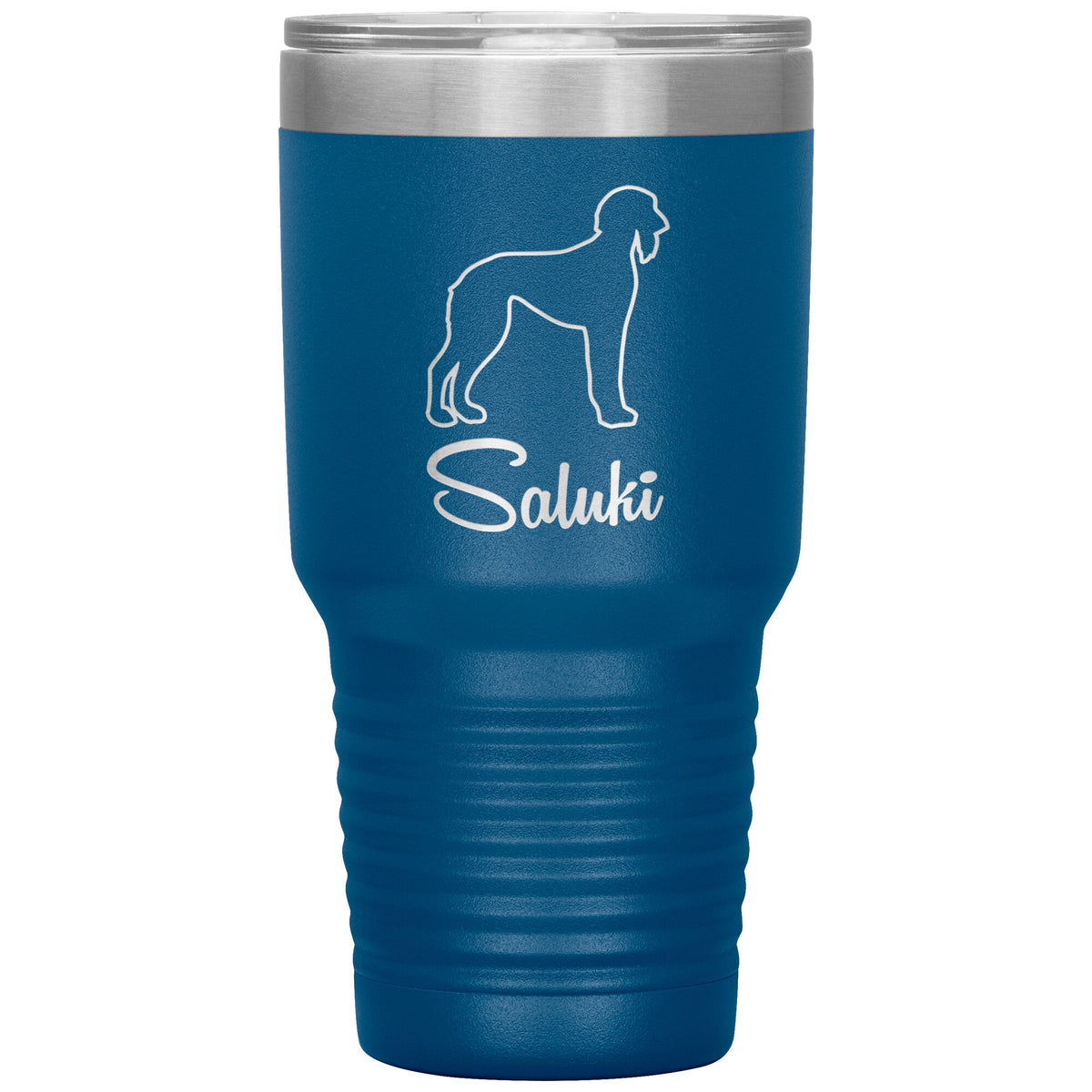 Saluki Dog Outlined Silhouette 30oz Insulated Tumbler