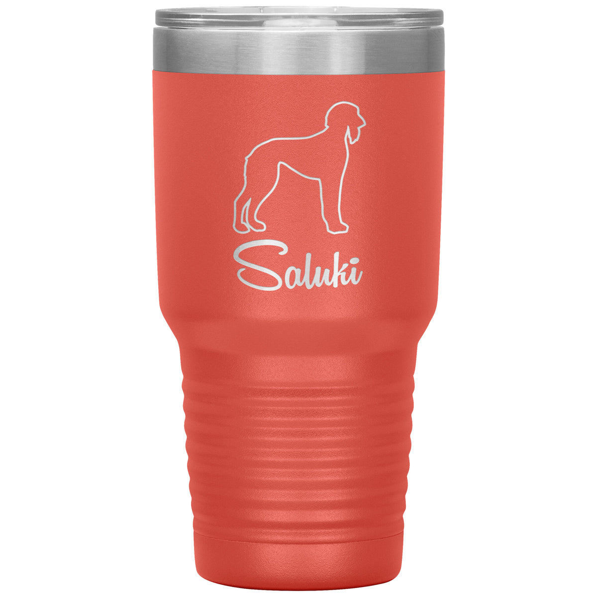 Saluki Dog Outlined Silhouette 30oz Insulated Tumbler