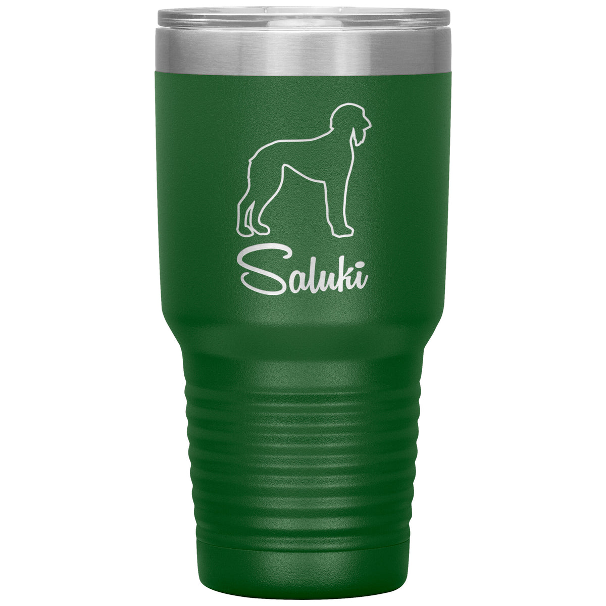 Saluki Dog Outlined Silhouette 30oz Insulated Tumbler