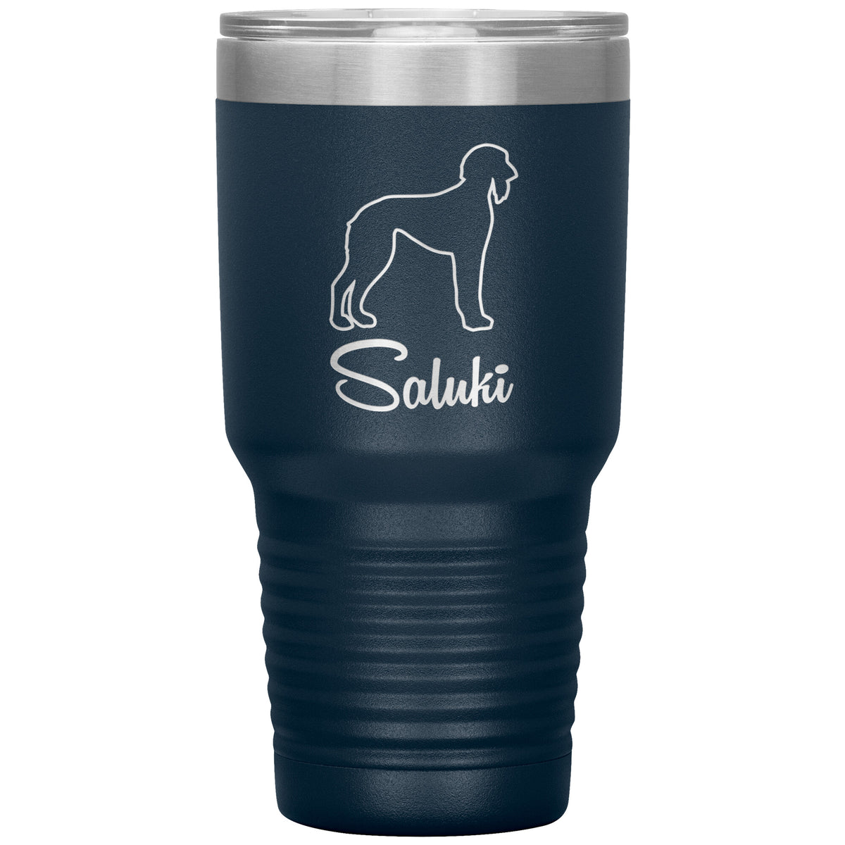 Saluki Dog Outlined Silhouette 30oz Insulated Tumbler