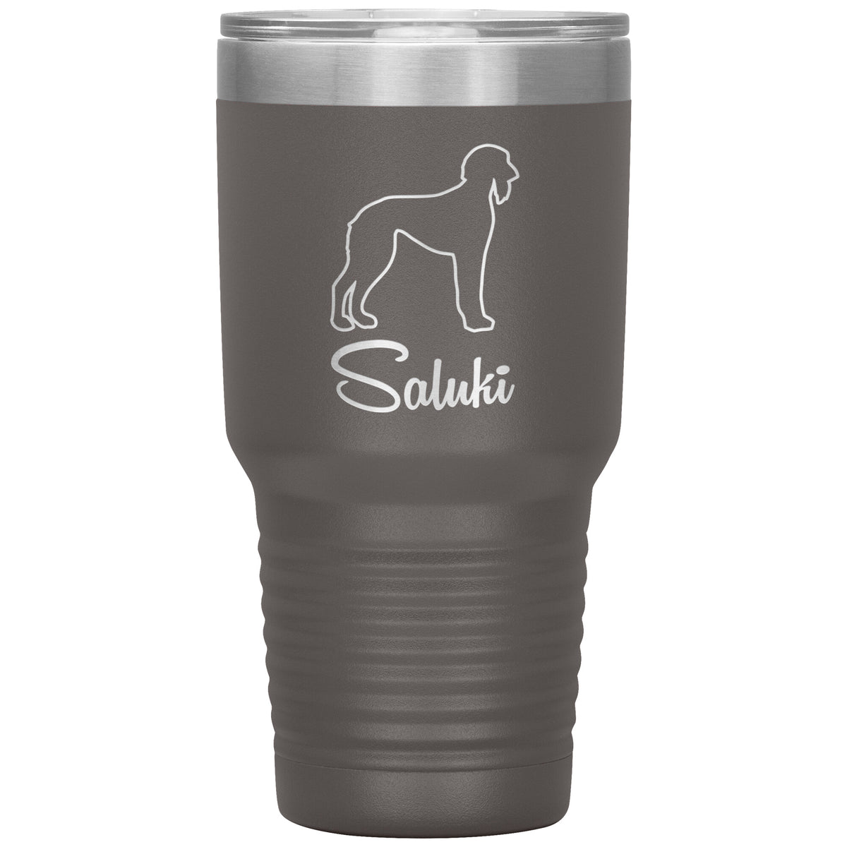 Saluki Dog Outlined Silhouette 30oz Insulated Tumbler
