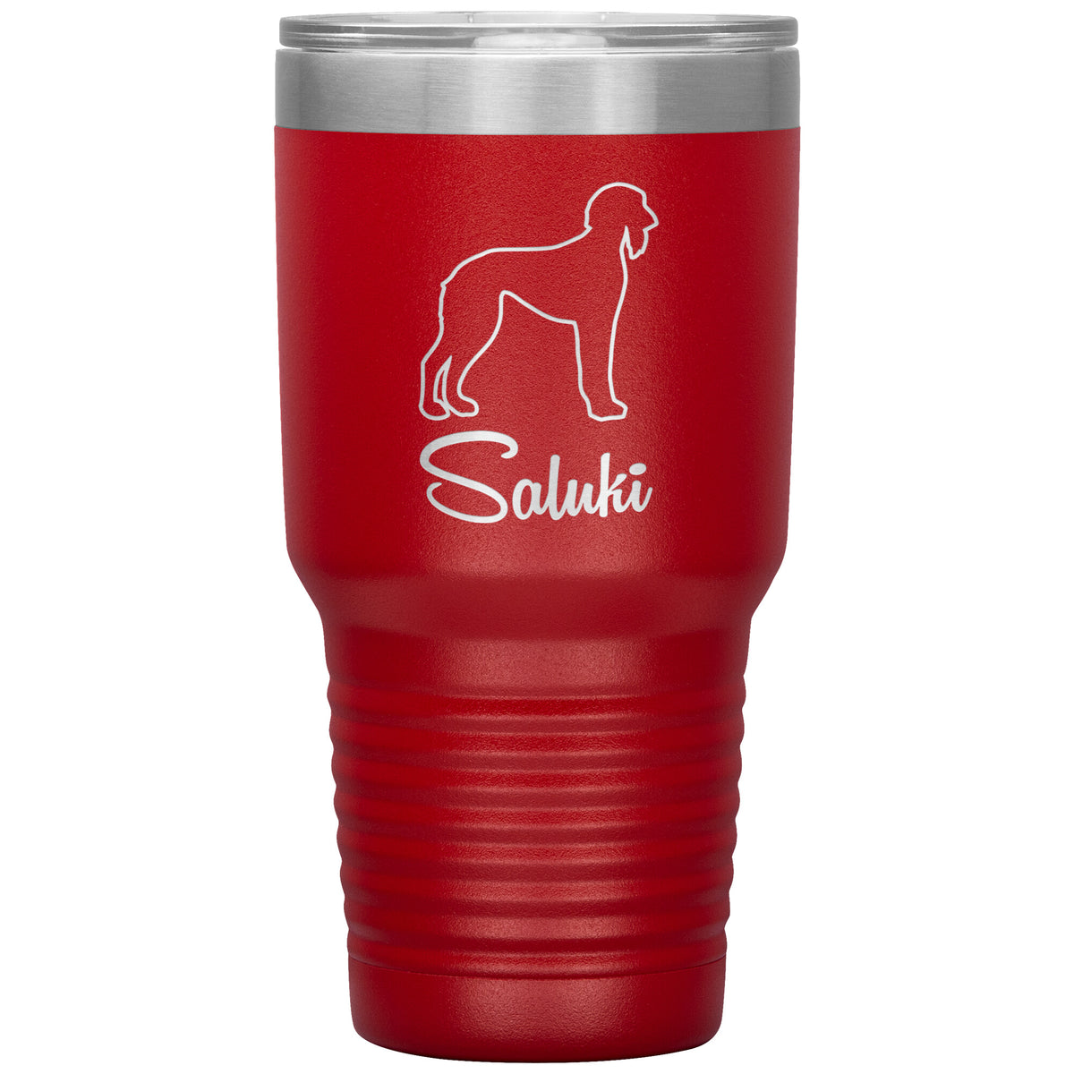 Saluki Dog Outlined Silhouette 30oz Insulated Tumbler