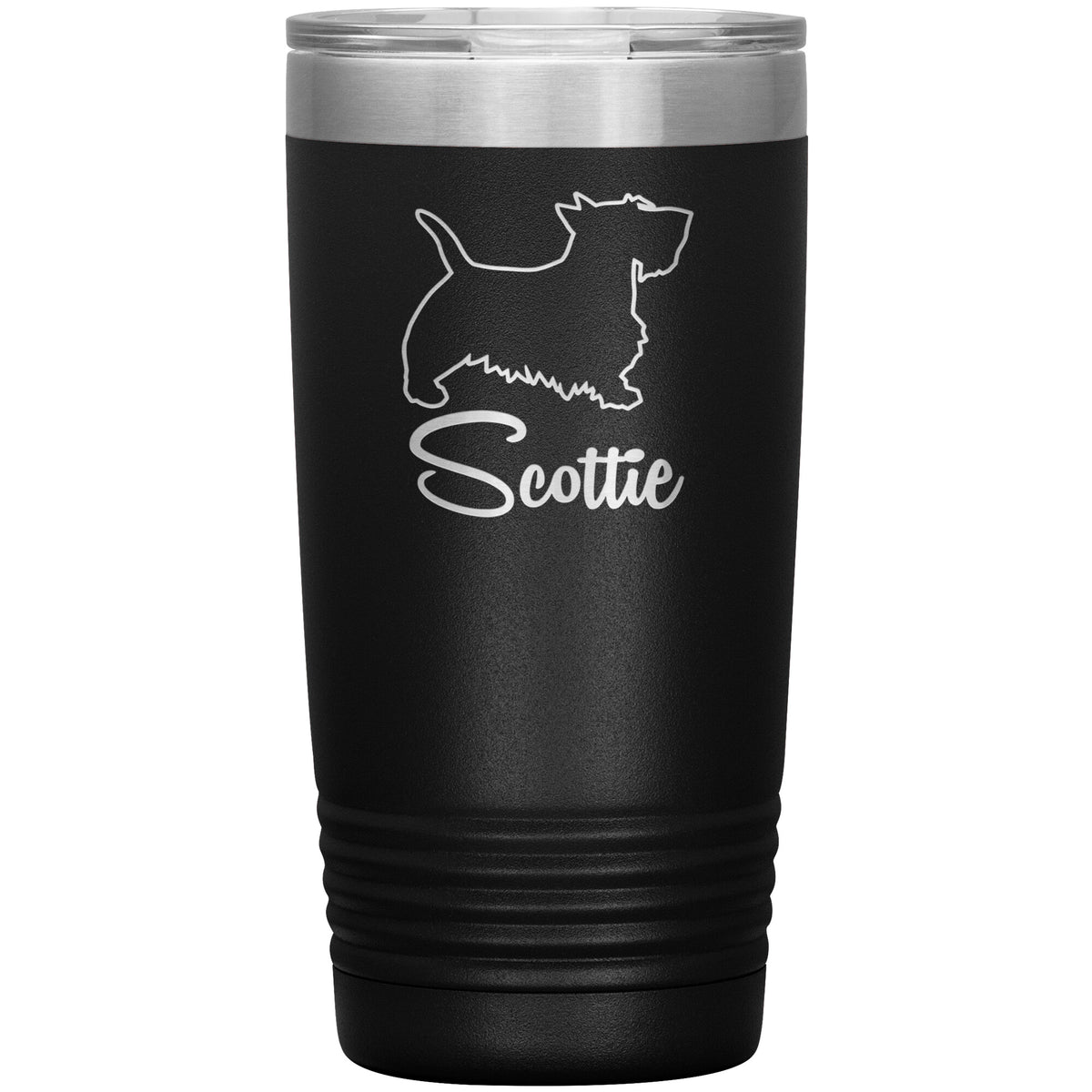 Scottie Dog Outlined Silhouette 20oz Insulated Tumbler