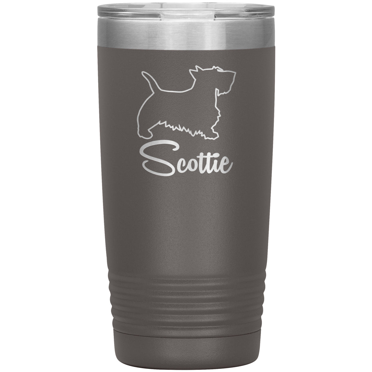 Scottie Dog Outlined Silhouette 20oz Insulated Tumbler
