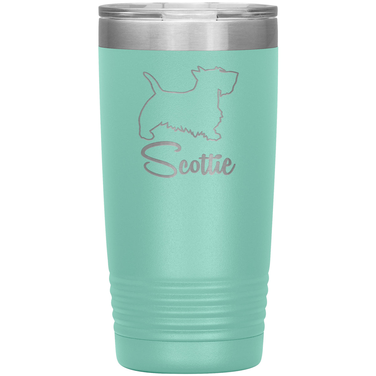 Scottie Dog Outlined Silhouette 20oz Insulated Tumbler