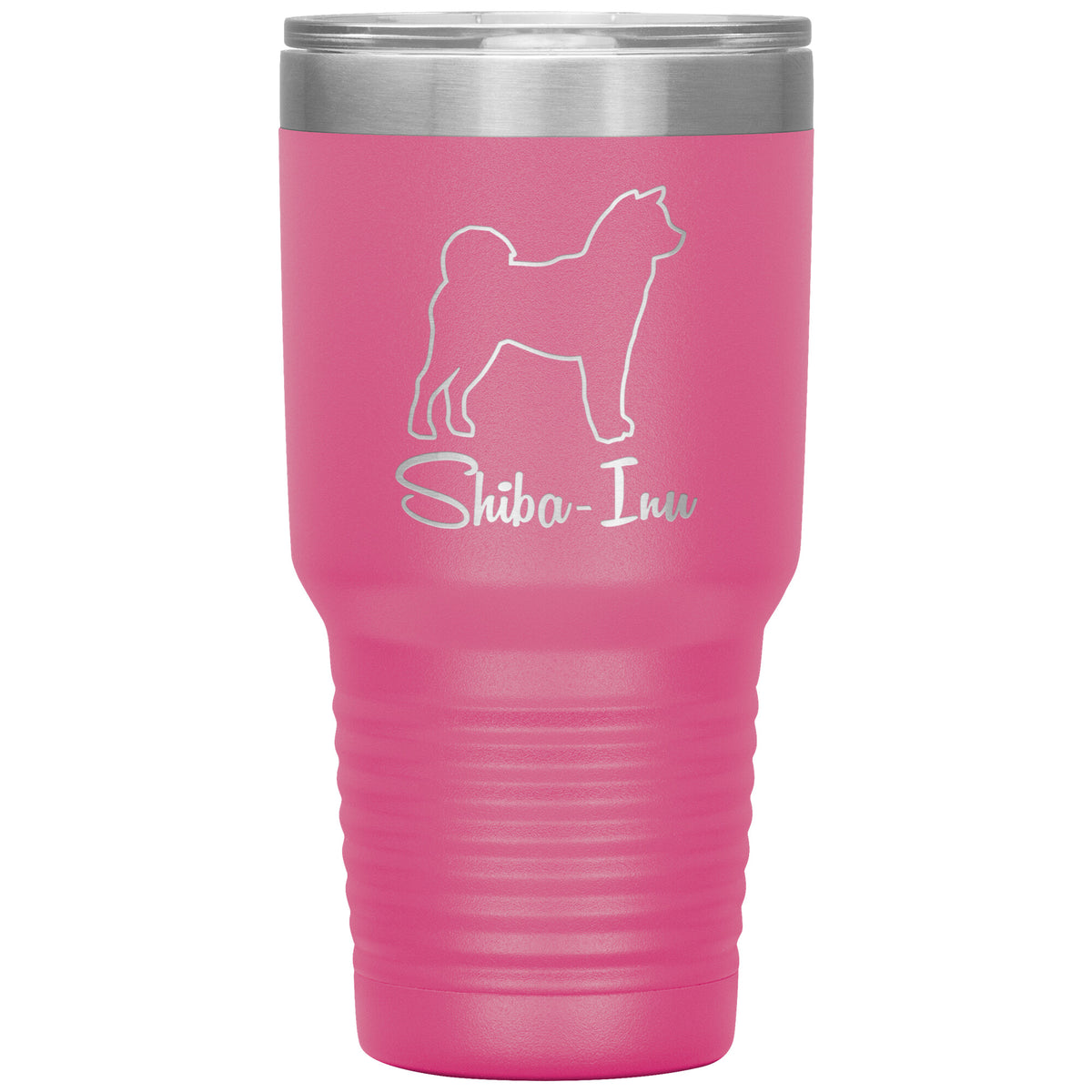 Shiba Inu Dog Outlined Silhouette 30oz Insulated Tumbler