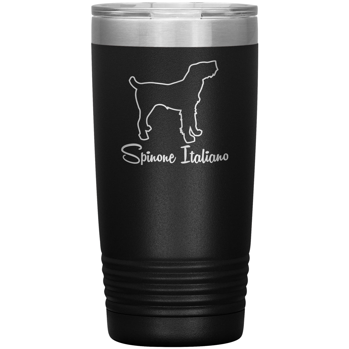 Spinone Italiano Dog Outlined Silhouette 20oz Insulated Tumbler