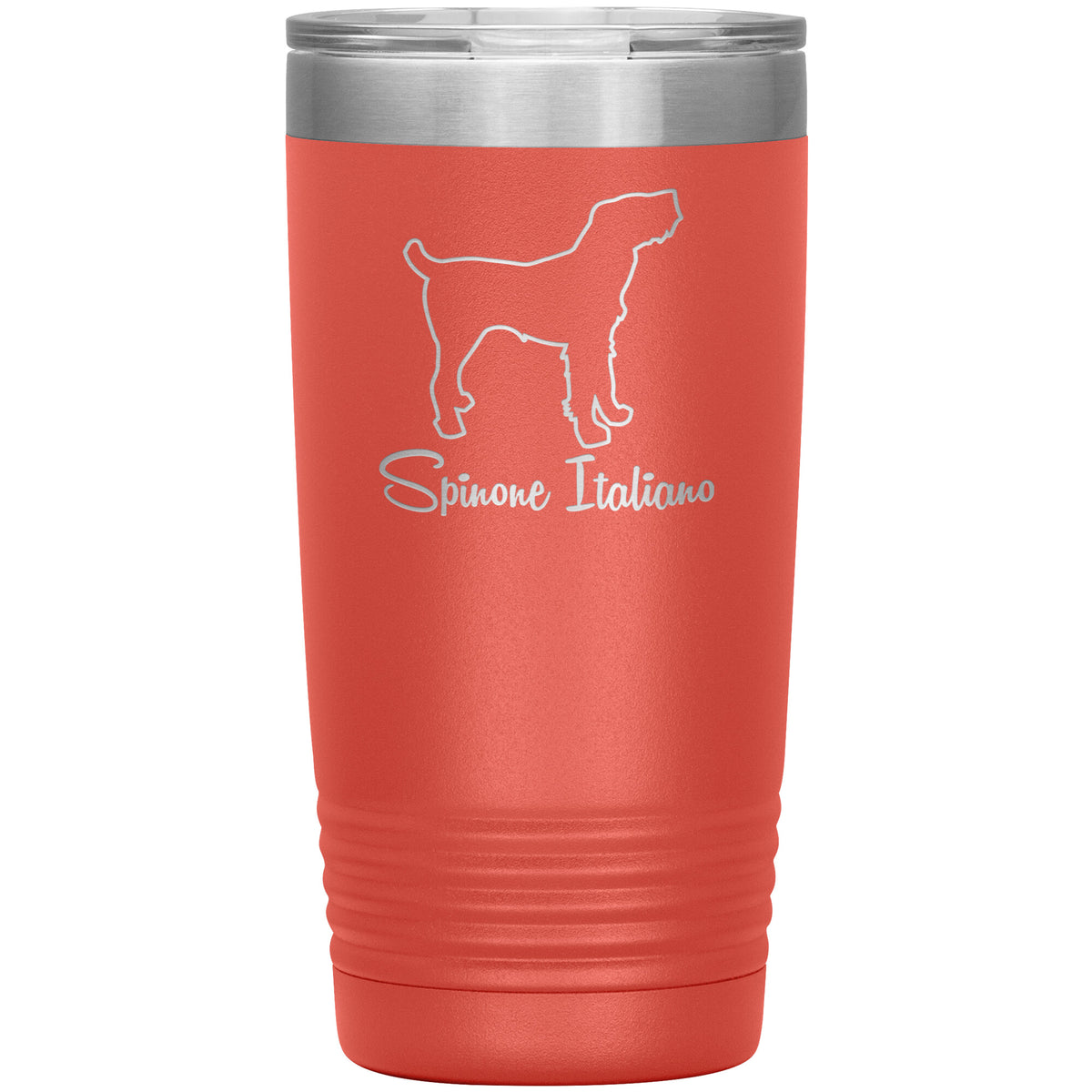 Spinone Italiano Dog Outlined Silhouette 20oz Insulated Tumbler
